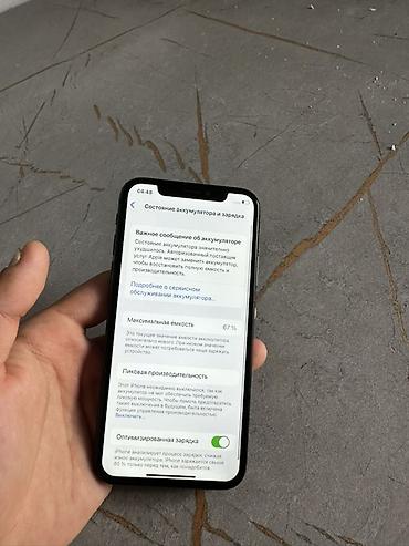 Apple iPhone: IPhone X, 256 ГБ, Space Gray, 67 % — 9