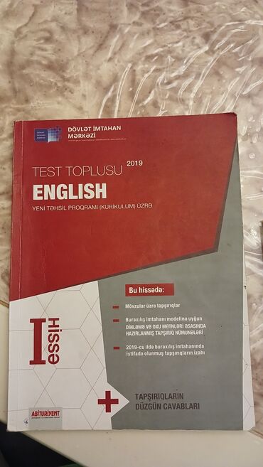 azərbaycan dili test toplusu yüklə: 1ci hisse ingilis dili test toplusu