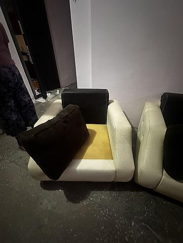 ucuz perde: İşlənmiş, Divan, 2 kreslo, Divan, Bazasız, Açılan — 2