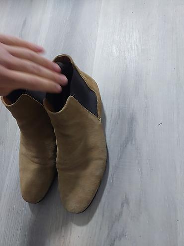 пальто zara: Zara Kişi üçün süet Chelsea tipli botlar - Model: Chelsea bot - — 6