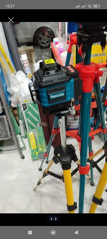 metir: Dewalt və Makita xətt lazeri (statıv ilə) - Peşəkar səviyyə ölçmə və — 2