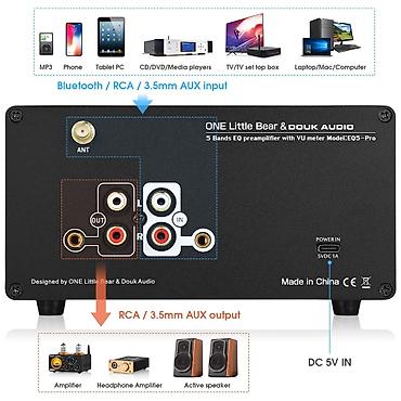 sound system: Продаю новый аналоговый 5-полосный аудиопроцессор, блютуз, байпас — 2