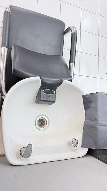 cən su: Salon üçün saç yuma kreslosu və lavabo modulu - Komplekt: ergonomik — 4