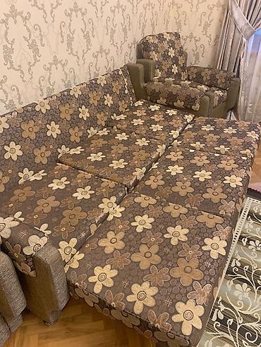 retro mebel: Б/у, Раскладной диван, 2 кресла, Диван, Без подъемного механизма, Раскладной — 2