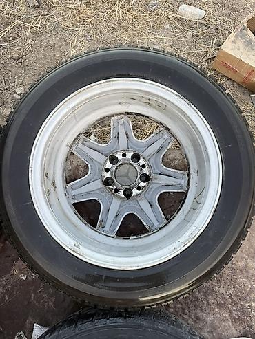 120 prado: Комплект ЗИМНЫХ резин 205/60 R16 оригинальных литых дисков — 4
