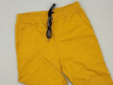 żółte bluzki eleganckie: 3/4 Trousers, S (EU 36), condition - Very good