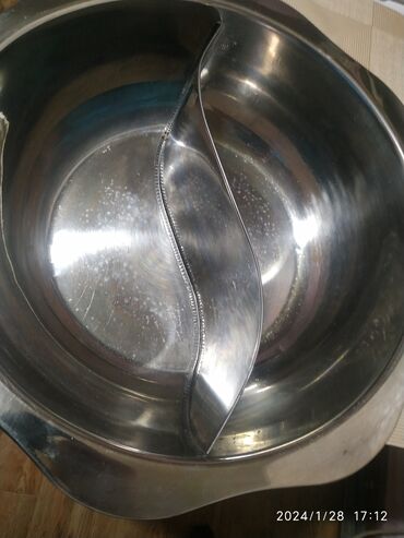 сервировочная миска нержавеющ сталь: Чашка для хого