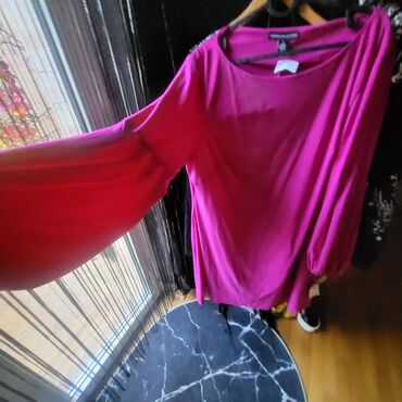 letnje duge haljine: L (EU 40), XL (EU 42), color - Purple, Long sleeves