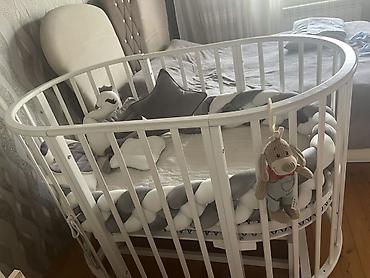 korpe sekilleri: Oğlan və qız üçün, Yeni, Yumru, Beşik, Dəst ilə, Matras ilə, Yellənmə mexanizmsiz — 4