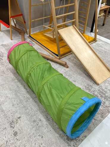 домик для детей палатка: IKEA Игровой тоннель ярко-зеленого цвета с контрастными окантовками