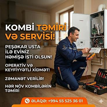 Kombi təmiri: Hörmətli müştərilər! Hər növ kombi modellərinin (Ariston, Bosch — 1
