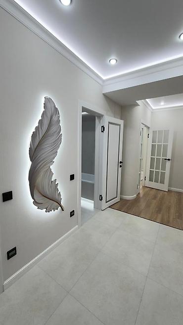 flat osh: 2 комнаты, 73 м², Кок-Жар мкр Элитка, 10 этаж, Дизайнерский ремонт — 2