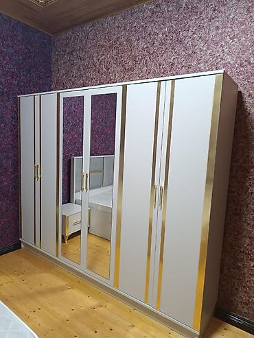 dolab ucuz: Yeni, 6 qapı, Güzgülü, Açılan, Düz dolab — 3