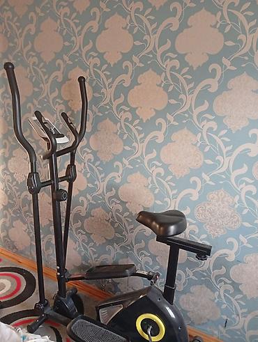 stress carxı: Elliptik trenajor/velotrenajor kombinə edilmiş ev fitnes aparatı - — 1