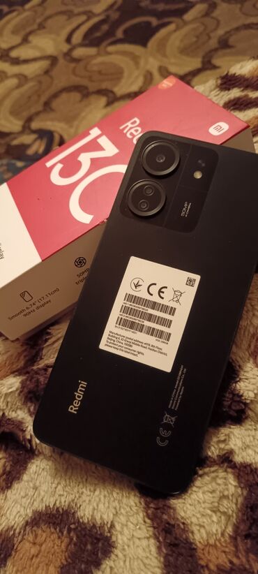 redmi 14 qiyməti: Xiaomi Redmi 13C, 256 GB, rəng - Qara, 
 Sensor, Barmaq izi
