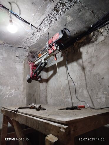 Beton işləri: Beton kəsmə beton deşmə xidməti Karot - HILTI DD 200 / 350 ilə 25 ° — 23