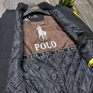 чёрный: Мужская куртка-бомбер Polo - Цвет: чёрный - Фасон: классический — 2