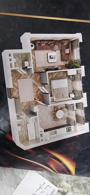 рассмотрю обмен: 2 комнаты, 66 м², Курманжан-Датка-2 мкр., 12 этаж, Требуется ремонт — 2