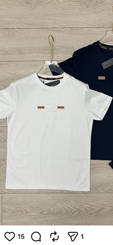 Футболки: Мужская футболка, 3XL, 4XL, Moncler, Новый, цвет - Черный — 5
