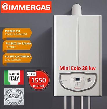 puska: IMMERGAS Mini Eolo qaz kombi – 28 kW - İtaliyada istehsal - İsitmə və — 1