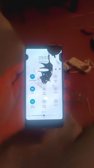 телефон fly nimbus 9: Samsung Galaxy Note 8, 64 GB, rəng - Qara, Barmaq izi