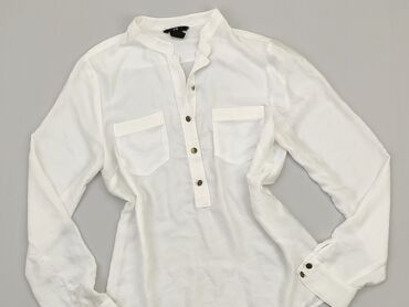 białe bluzki z wiazaniem pod szyja: Shirt, H&M, S (EU 36), condition - Good