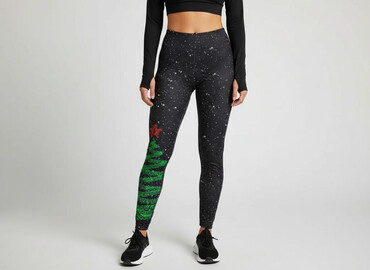 ubrania z motywem gór: Legginsy Sportowe damskie, rozmiar M