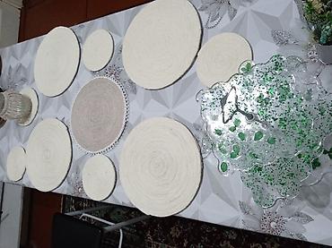 Другие комплектующие: Подставки для сервировки стола. Под тарелок 4шт Под чашки 4шт Под — 6