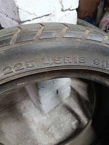 45: Шины 225 / 45 / R 18, Лето, Б/у, 1 шт, Легковые, Япония, Dunlop — 3