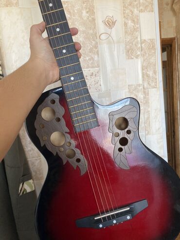 Гитары: Акустическая гитара Chord с футляром - Тип: акустическая гитара с — 6