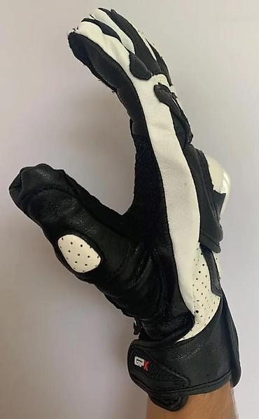 Oprema za bicikliste: Rukavice za motocikl – sportski model GPX - Materijal: prirodna koža — 3