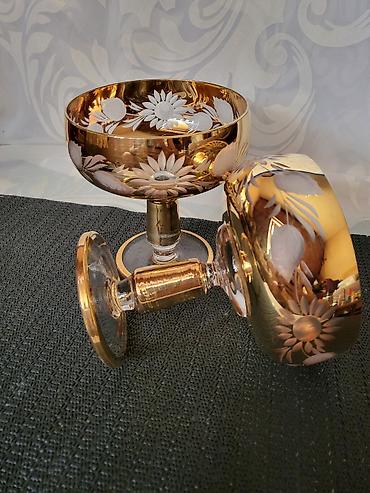 Čaše: Case kristal,rucni rad za dvoje 1960/70ta godina. Case za na lalafo.rs — 5 Čaše: Case kristal,rucni rad za dvoje 1960/70ta godina. Case za — 5