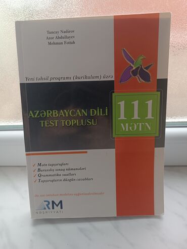 Kitablar, jurnallar, CD, DVD: Azərbaycan dili 111 mətn abituriyentlər üçün 16.50 AZN alınıb 10Azn