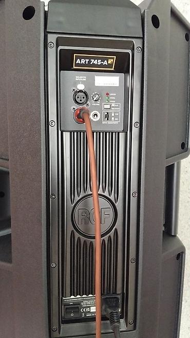 səs gücləndirən: RCF ART 745-A aktiv səsgücləndirici - Güc: 1400 Watt (etiket üzərində — 2