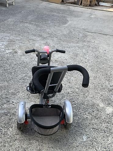 velosiped 3 teker: Kiçik uşaq üçün maçalkalı oturacağıda var taxılı deyil sadəcə Ön — 8
