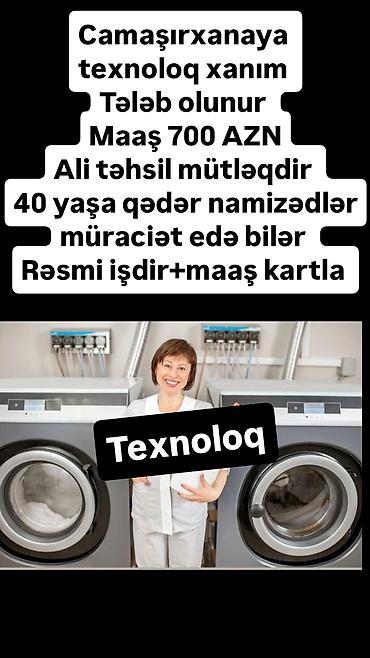 Fəhlələr: Vakansiyalar - Çörək evinə fəhlə (bəy) tələb olunur - Maaş: 500–700 — 9