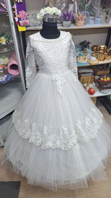 Платья: Детское платье, цвет - Красный, Новый — 8