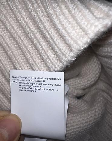 stradivarius s: HUGO BOSS džemper 100% vuna vel. M NOVO Masivan i izuzetan džemper bež — 6