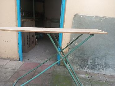 ütu masası: Dəmir ayaqlı ütü masası - Konstruksiya: X tipli metal karkas, möhkəm — 1