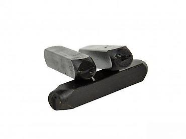 Setovi ručnog alata: Set čeličnih udarnih žigova – slova, 8 mm (A–Z + “&”), 27 delova — 6