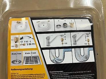 Setovi ručnog alata: WORKZONE Reiniger Set – set za čišćenje odvoda i cevi - Namenjen za — 1