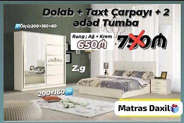 *Yataq Dəsti Sifarişlə* ✔️İstehsal:Rusiya Laminat 18/lik qalınlıqda