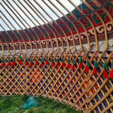 Продажа юрт: Юрта традиционная круглая - Конструкция: разборная каркасная юрта из — 11