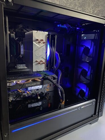 пк игры: Компьютер, ядер - 6, ОЗУ 32 ГБ, Игровой, Б/у, Intel Core i7, NVIDIA GeForce RTX 2060, HDD + SSD