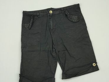czarne krotkie legginsy: Krótkie Spodenki Damskie, M (EU 38), stan - Dobry