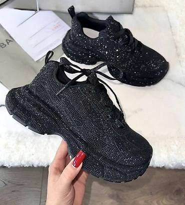 Кроссовки и спортивная обувь: Balenciaga, Размер: 38, цвет - Черный, Новый — 1