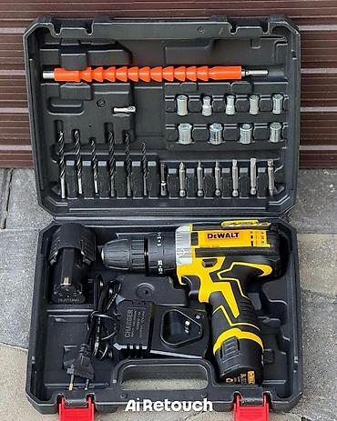 DEWALT akkumulyatorlu vurucu/vidalama dəsti – geniş komplektlə lalafo.az -da DEWALT akkumulyatorlu vurucu/vidalama dəsti – geniş komplektlə