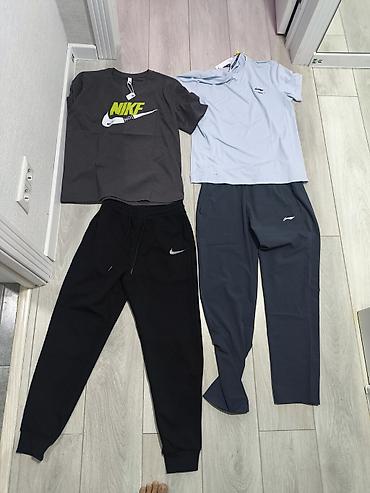 найк nike: Мужской спортивный костюм, M, Nike, Новый, цвет - Черный — 1