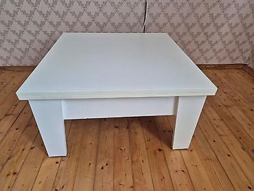 yigilib: Jurnal masası, İşlənmiş, Transformer, Laminat, Kvadrat masa — 1