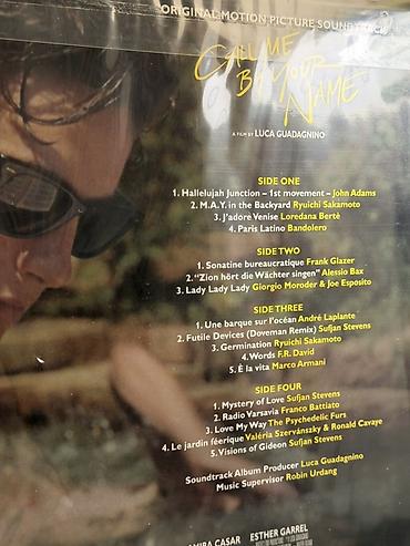 ronald: Məhsul: “Call Me By Your Name – Original Motion Picture Soundtrack” — 3